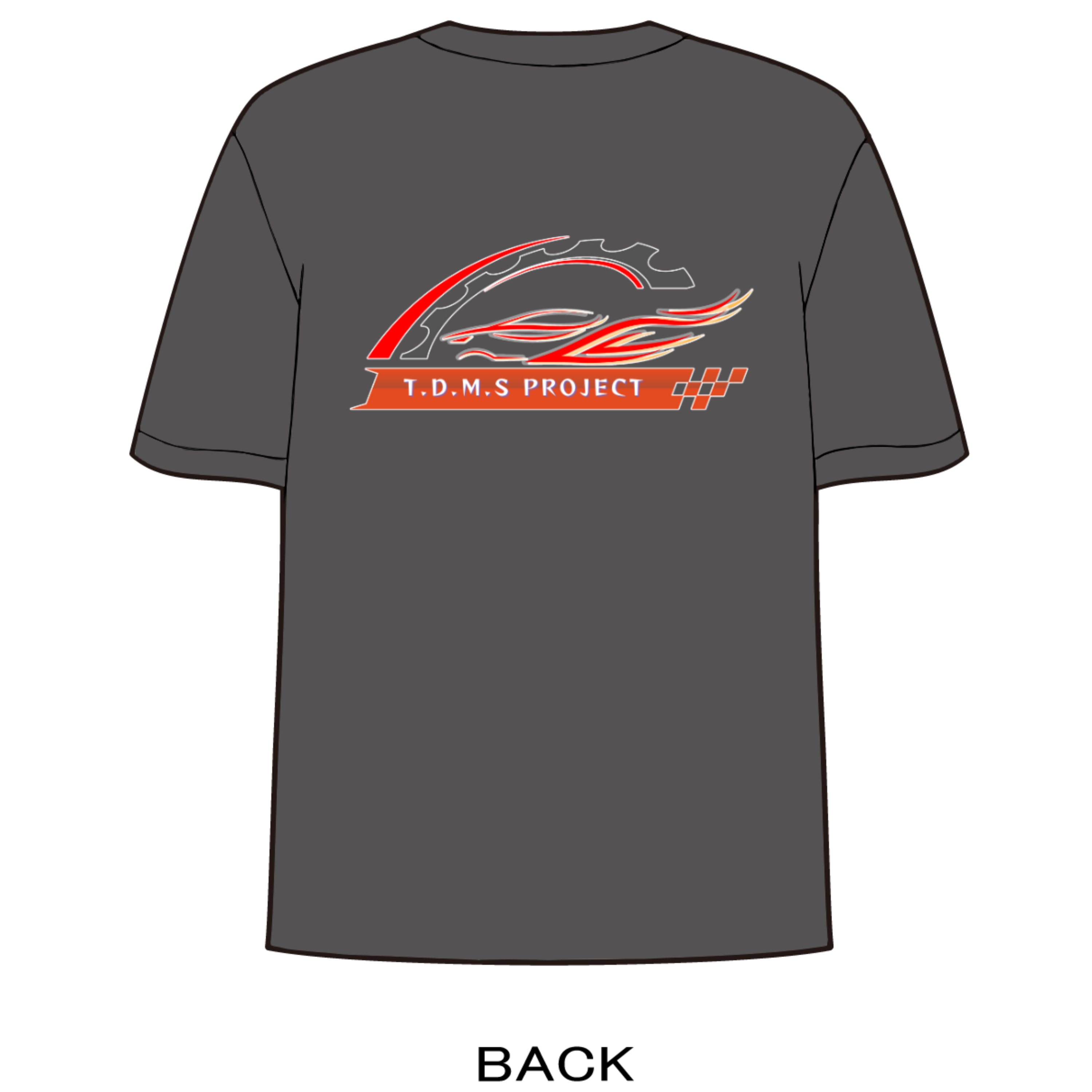 Tシャツ背面